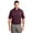 Maroon, variant on Port Authority Men's Flat Knit Collar Wicking Polo Shirt