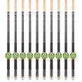 thumbnail image 3 of ASKA L2 10-Piece Billiard Pool Cue Set - 58" Canadian Maple Shafts, 13mm Tips, Mixed Weights, 3 of 6