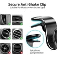 thumbnail image 4 of Magnetic Phone Mount for Car Vent, Strong Magnet Cell Phone Holder Car Hands Free Cradle in Vehicle, 360° Rotation Magnetic Car Phone Holder Mount Fit for iPhone,All Smartphones-Black, 4 of 5