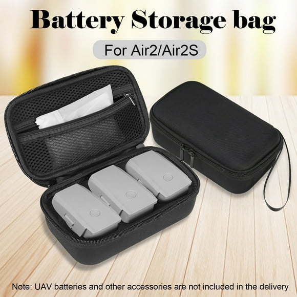 WREESH 3pcs Storage Bag For DJI Air 2S Flight Drone UAV Accessories Battery Pack