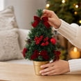 thumbnail image 6 of YingYouFu Small Christmas Tree, Tabletop Mini Christmas Tree, Artificial Table Top Xmas Tree for Holiday Home Indoor Christmas Decorations, 6 of 7