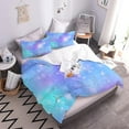 thumbnail image 4 of YingD Colorful Rainbow Microfiber Duvet Cover Bedspread 240x260 cm Adult Zipper, 4 of 5