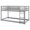 Gray, variant on Tcbosik Twin Over Twin Size Wood Bunk Bed, Bed Frame with Built-in Ladder and Full-Length Guardrail. No Box Spring Needed, Easy Assembly, Gray