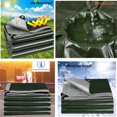 thumbnail image 2 of Heavy Duty Tarps,Bexikou Waterproof PE Green Tarpaulin,1.5m x 2m Double-Sided Tarpaulin- Multiple Purpose Tarp Sheet for Outdoor Camping Fishing Garden Furniture Cover, 2 of 7