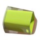 thumbnail image 4 of Mini bote de basura de escritorio sin tapa, de gran calibre, para dormitorio y sala de estar, color verde, 4 of 13