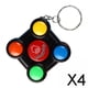 thumbnail image 1 of 4x Juego de Cubo de Rompecabezas Intermitente Juego de Memoria Electrónica Memorización de Color Juegos de Mesa Clásicos 4 piezas, 1 of 8
