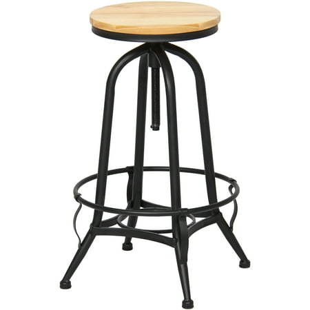 Best Choice Products Height Adjustable Vintage Industrial Style Swivel Metal Counter Height Bar (Best Swivel Bar Stools)