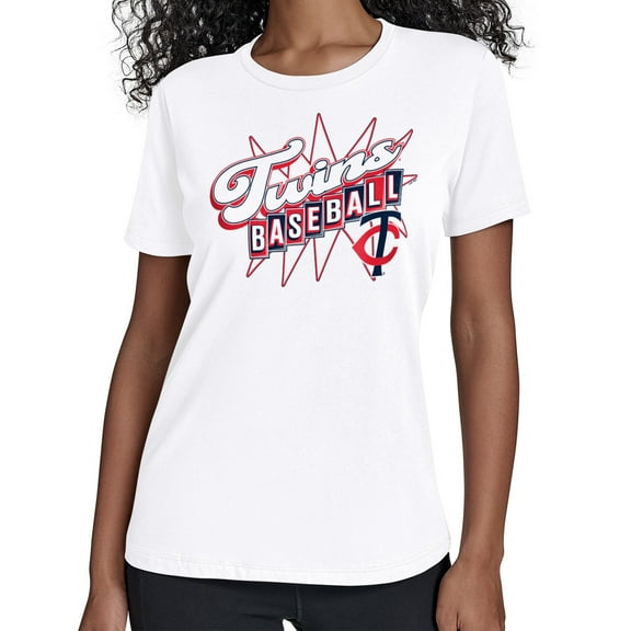 Women's Starter  White Minnesota Twins Drive-In T-Shirt