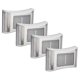 thumbnail image 4 of Lámpara Solar de pared LED de 4 Uds., fuentes de luz alternativas, iluminación impermeable para exteriores, lámparas alimentadas por energía Solar, luz blanca, 4 of 8