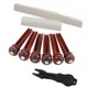 thumbnail image 1 of Soidarity 6 uds pasadores de puente de guitarra extractor de clavijas de guitarra con tuerca de sillín DIY Kit de pasadores de puente de guitarra piezas Accesorios para instrumentos musicales Soidarity OD001229-00, 1 of 6