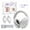 White/Gray, variant on 2-in-1 Baby Ear Muffs for Hearing Protection, Noise Cancelling Earmuffs for Babies and Toddlers up to 48 Months, Pink