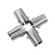 thumbnail image 2 of Conector de tubería de acero inoxidable Accesorios de unión de abrazadera de tubería Conector de abrazadera de tubería 5 vías, 2 of 9
