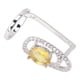 thumbnail image 2 of Anillo para uñas Sincero brillante delicado amarillo ajustable, 2 of 9