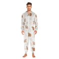 thumbnail image 3 of FORMRS Onesies Pajama for Adults Unisex Hoodie Winter Jumpsuit One Piece Sleepwear, Sizes S-2XL, Gray Bears, 3 of 7