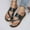 Black, variant on Latrodar Womens Flip Flops Size 8 Vintage Comfortable Casual Womens Slide Sandals Summer Jeweled BOHO Sparkly Slip on Sandals Slip on Sandals Beach Slip on Sandals Indoor Flat Heel Non-Slip Slippers