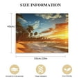 thumbnail image 2 of ONETECH  Canvas Painting Print Paradise Tropical Island Beach with Palms Photograph Print Nature Pictures Wall Art Canvas Prints Painting for Living Room Bedroom Decor Office Wall Decor, 2 of 5