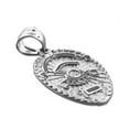 thumbnail image 4 of Rhodium Plated 925 Sterling Silver Police Officer Badge Charm, 4 of 5