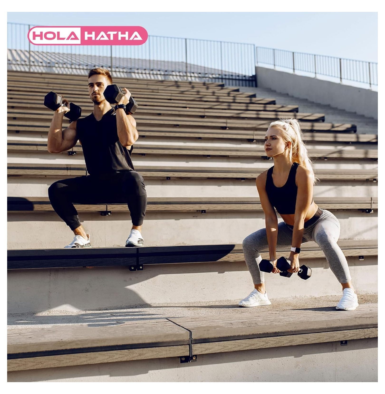 Iron Hexagonal Cast Exercise Dumbbell Free Weight with Contoured Textured Grip for Home Gym Exercise and Strength Training