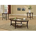 thumbnail image 2 of Roundhill Furniture Ensemble de Tables Basses Ovales EP, 2 of 5