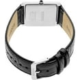 thumbnail image 3 of Seiko Essentials Quartz White Dial Black Leather Men's Watch SWR049, 3 of 3