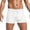White, variant on Dovford Men's Square Cut Swim Trunks and Drag Suit, Front Pocket