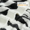 thumbnail image 4 of Snuggle Sac Zebra Animal Print Throw Blanket Knitted Blanket Cozy Soft Blankets for Couch, 4 of 4