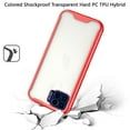 thumbnail image 2 of For Samsung Galaxy S22 Plus Colored Shockproof Transparent Hard PC + Rubber TPU Hybrid Bumper Shell Slim Protective Cover ,Xpm Phone Case [Clear / Red], 2 of 6