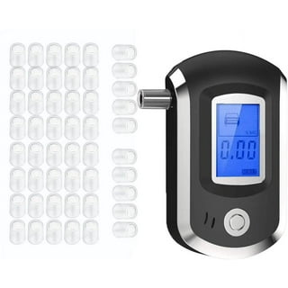 LETIGO Portable Breathalyzer, Professional Alcohol Tester with 5  Mouthpieces, BAC Tester with Digital LCD Display Grade for Personal Home  Use, Black