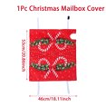 thumbnail image 1 of Cubierta para buzón de Navidad Lindejuan Papá Noel Árbol de Navidad Decoración navideña Año Nuevo 2024 2025, 1 of 5