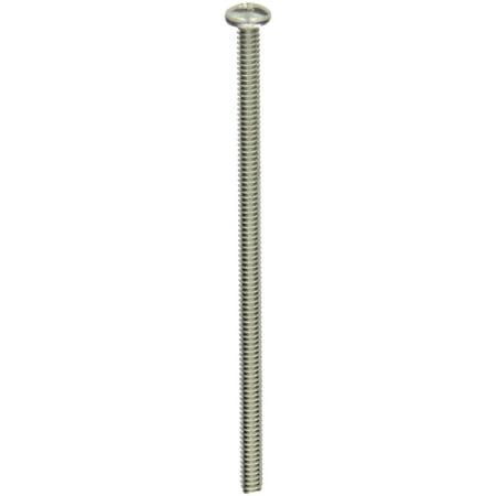 

18-8 Stainless Steel Machine Screw Plain Finish Pan Head Phillips Drive Meets ASME B18.6.3 4 Length Partially Threaded #10-24 UNC Threads (Pack of 10)