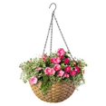 thumbnail image 1 of Panacea Produits 213680 Panier Suspendu en Résine Naturelle Osier 14 Pouces, 1 of 3