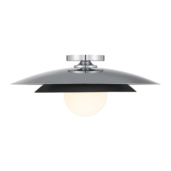 Sherrer 1-Light Ceiling Light in Chrome