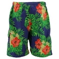 thumbnail image 2 of Men's Board Shorts Sport Beach Swimwear Bathing Suit Slim Fit Trunks (32, #15 Hibiscus), 2 of 3