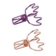 thumbnail image 1 of Clips para carpetas de oficina, 100 Uds., Clips para carpetas, abrazaderas de papel rosa, Clips huecos para carpetas, mejoran su experiencia Jadeshay A, 1 of 8