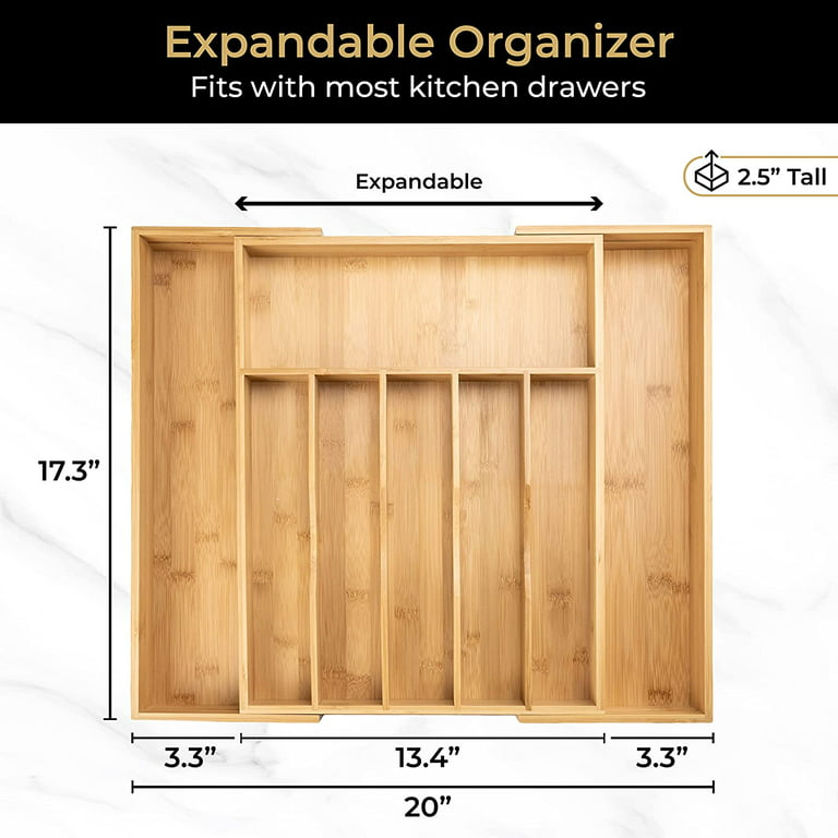Stackable Bamboo Drawer Organizers – Horderly