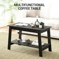 thumbnail image 6 of 31.5 Inch Coffee Table with 2-Tier Storage, Modern Industrial Rectangular Living Room Table, Compact MDF & Particle Board Build, Durable & Easy Assembly, Ideal for Apartments & Offices, 6 of 7