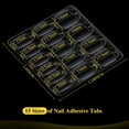 thumbnail image 2 of 300pcs Nail Adhesive Tabs for Press on Nails, 15 Sizes of Nail Sticky Tabs for Nails Press on Nail Stickers, Nail Glue Stickers Press on Sticky Tabs, 10 Sheets, 2 of 7