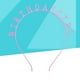 thumbnail image 4 of KAKOWELY Diadema de cumpleaños para niña con letras, ideal para decorar fiestas de cumpleaños (rosa), 4 of 4