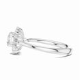 thumbnail image 4 of Zuwelria 1.25 Carat Beautiful Round Cut | D/VVS1 Moissanite Diamond Engagement Ring - Halo Bridal Ring - Promise Ring | 18K White Gold Over Sterling Silver | D/VVS1 Size 5, 4 of 8