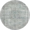 thumbnail image 1 of Ahgly Company Machine Washable Indoor Round Traditional Gunmetal Gray Area Rugs, 4' Round, 1 of 7
