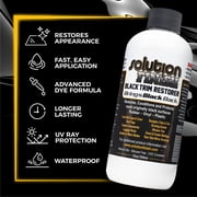 Solution Finish - Black Plastic & Vinyl Trim Restorer - Black (2 oz)