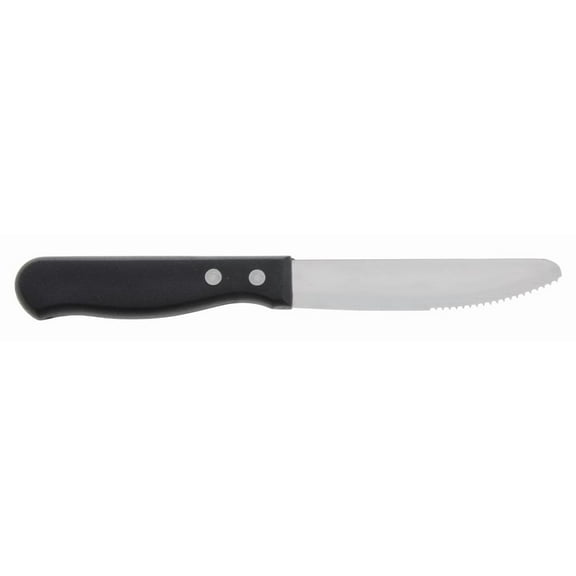 Adcraft Gaucho GSK-62 9.75" Overall Length, Steak Knives with Polypropylene Handle and Rounded Blade (Case of 12)