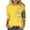 Yellow#01, variant on JTZGDY Floral Shirts for Women Plus Size 3/4 Lenght Sleeve Crewneck Graphic T-Shirts Trendy Oversized Basic Summer Tunic Blouse for Leggings Yellow#03 XXXXXL