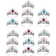thumbnail image 2 of 16 Piece Set of Girl Princess Rhinestone Crown, Colorful Crystal Headband, Birthday Party Dance Decoration, 2 of 6