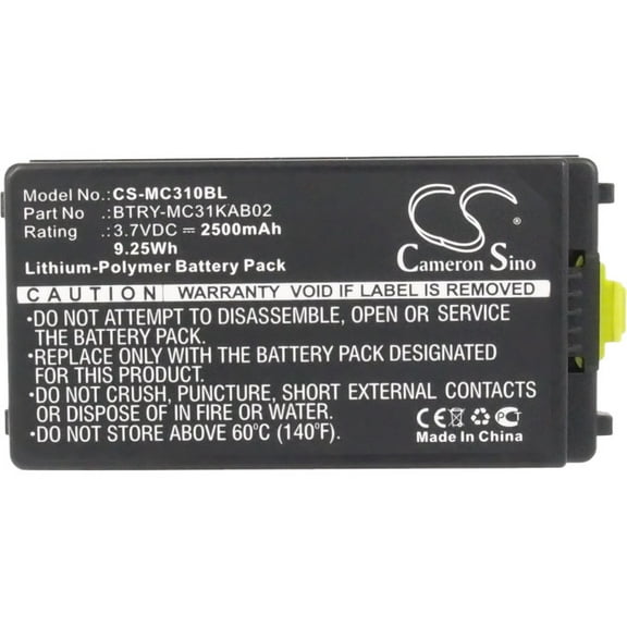 2500mAh 82-127909-02 Battery SYMBOL MC3100, MC3190, MC3190G