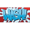 thumbnail image 4 of Gango Home Decor Contemporary Superhero Flush! & Superhero Wash!; Two 18x8in Art Prints in Black Frames, 4 of 6