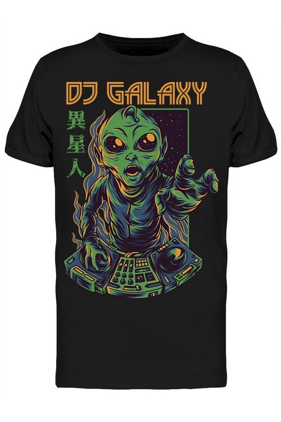 Dj Galaxy T-Shirt Men -Image by Shutterstock, Male Small