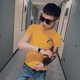thumbnail image 4 of Camiseta polo de calle para hombre, camisetas con cuello, ropa, top Kpop S, trashy Y2k Rock, acuarela, 5xl, dibujos de hip hop M, 4 of 5