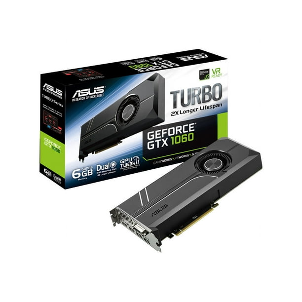ASUS TURBO-GTX1060-6G - Graphics card - GF GTX 1060 - 6 GB GDDR5