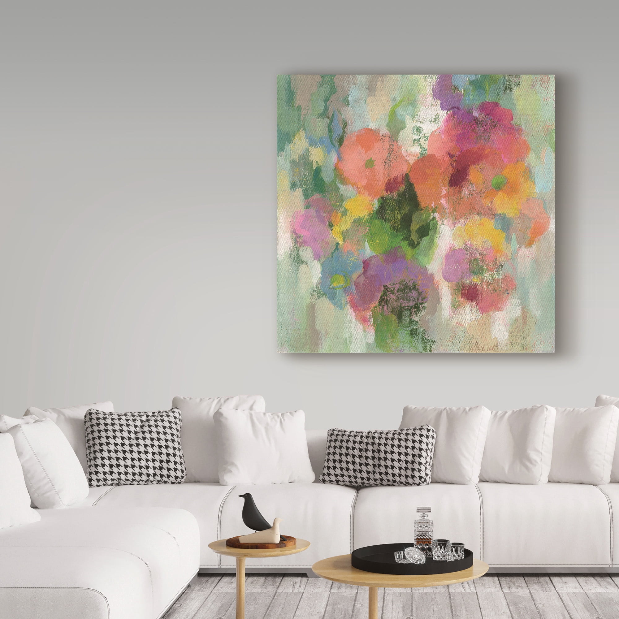 Trademark Fine Art 'Colorful Garden II' Canvas Art by Silvia Vassileva